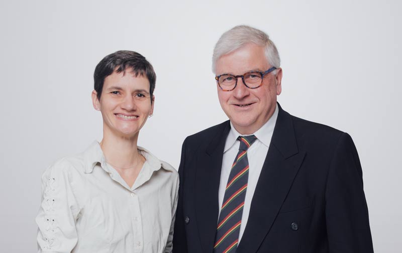 Dr. med. vet. Afra Geißler und Dr. Walter Schubert